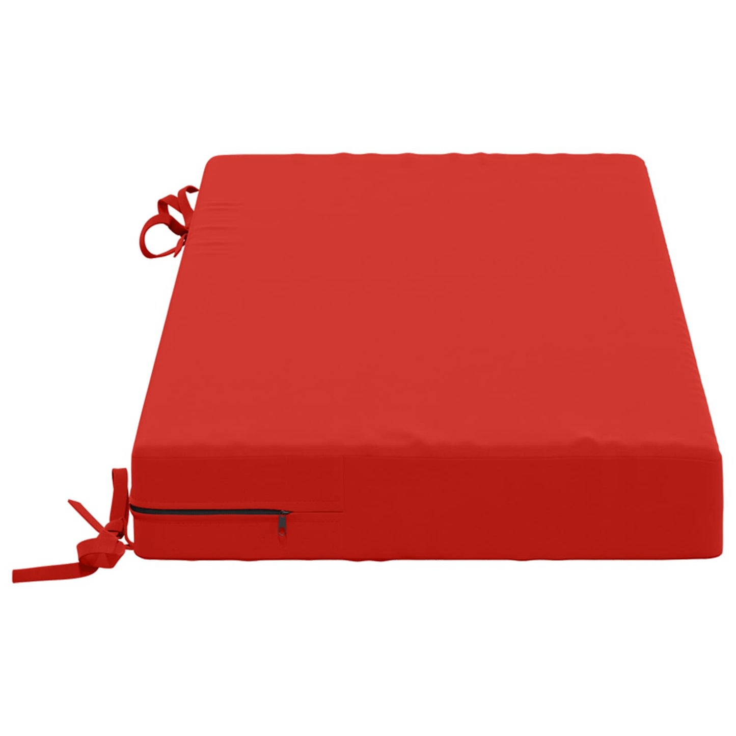 Bench Cushion SOEST 100% Polyester Red 80 x 40 x 8 cm