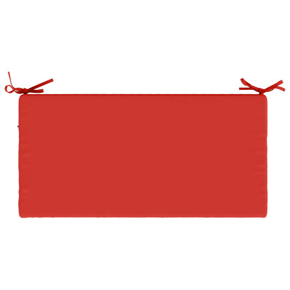 Bench Cushion SOEST 100% Polyester Red 80 x 40 x 8 cm