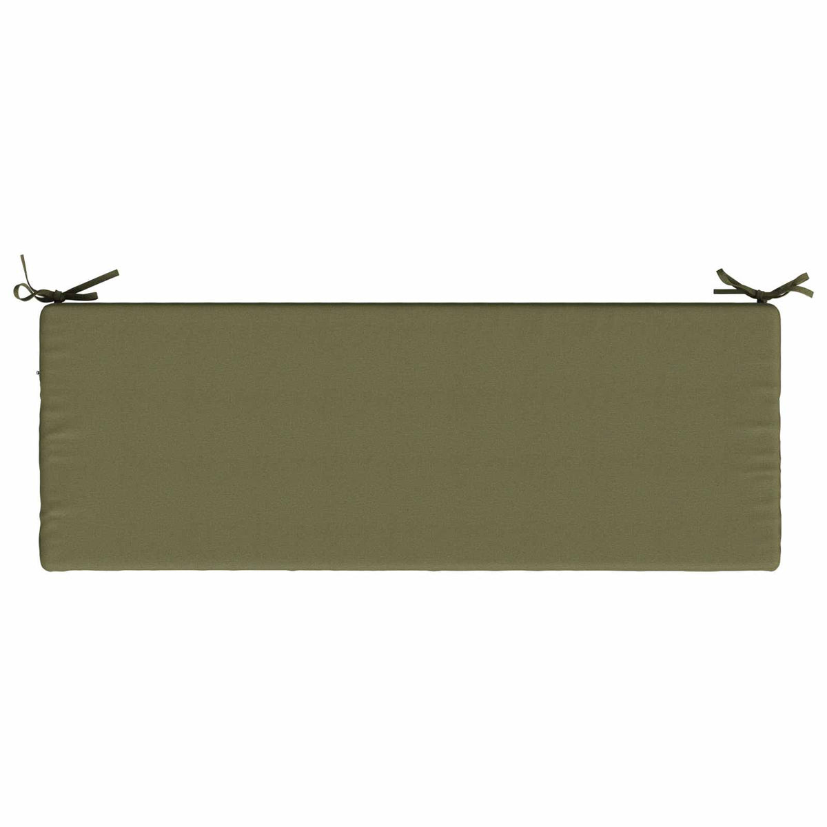 2-Piece Bench Cushions SOEST 2 pcs 100% Polyester Olive Green