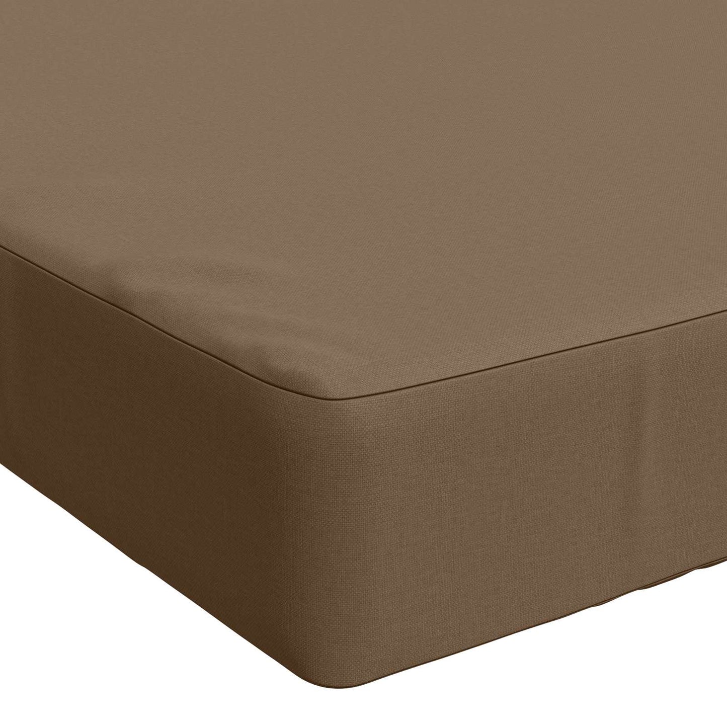 2-Piece Bench Cushions SOEST 2 pcs 100% Polyester Taupe