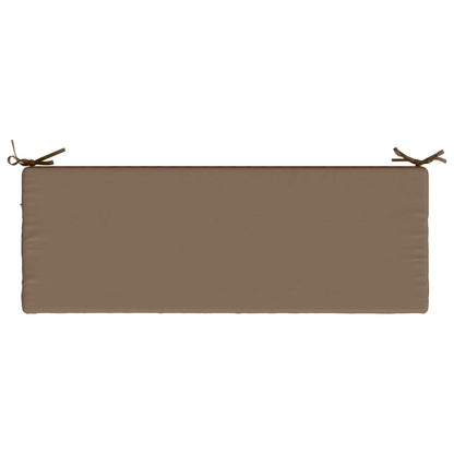 2-Piece Bench Cushions SOEST 2 pcs 100% Polyester Taupe