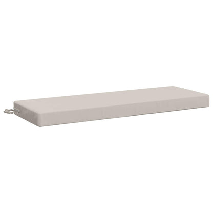 2-Piece Bench Cushions SOEST 2 pcs 100% Polyester White