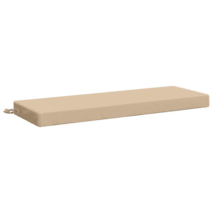2-Piece Bench Cushions SOEST 2 pcs 100% Polyester Cream