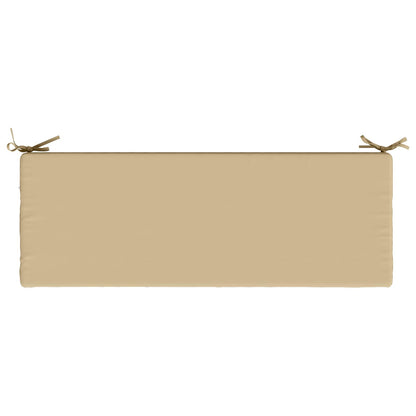 Bench Cushion SOEST 100% Polyester Beige 100 x 40 x 8 cm