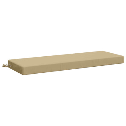 2-Piece Bench Cushions SOEST 2 pcs 100% Polyester Beige