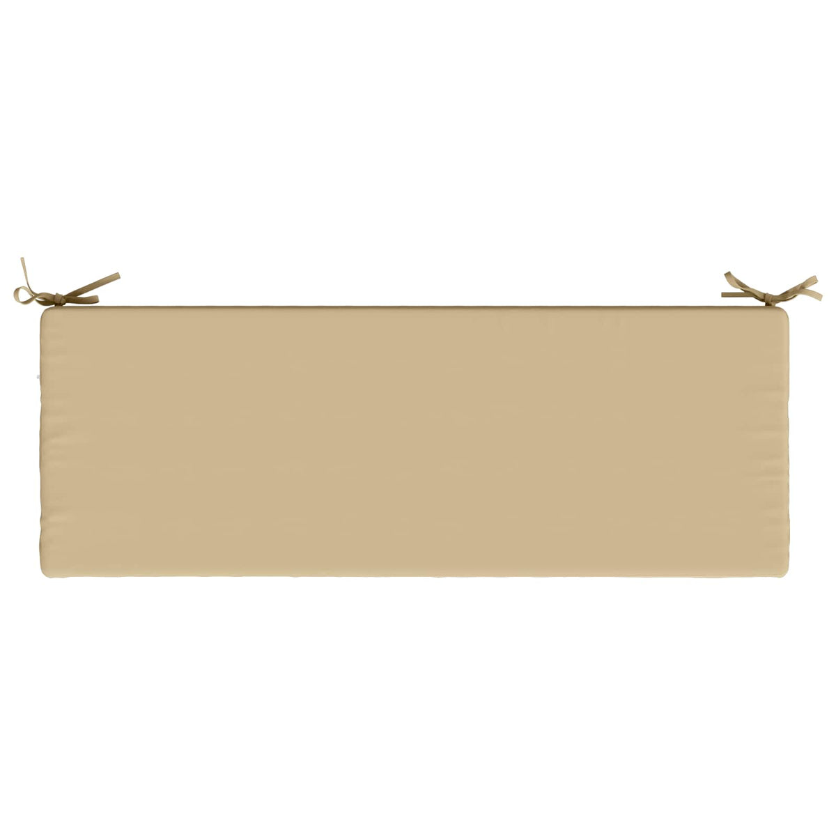 2-Piece Bench Cushions SOEST 2 pcs 100% Polyester Beige
