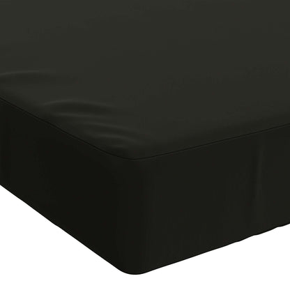 Bench Cushion SOEST 100% Polyester Black 100 x 40 x 8 cm