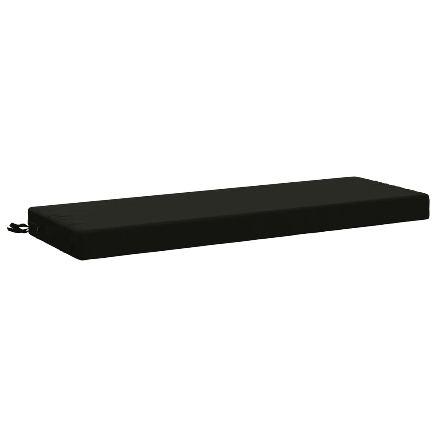 2-Piece Bench Cushions SOEST 2 pcs 100% Polyester Black