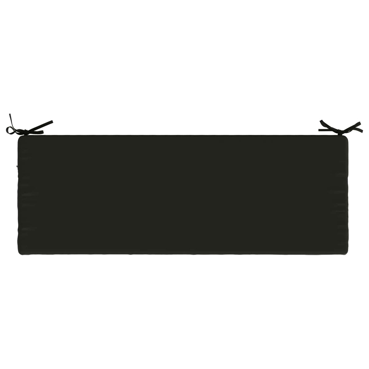 2-Piece Bench Cushions SOEST 2 pcs 100% Polyester Black