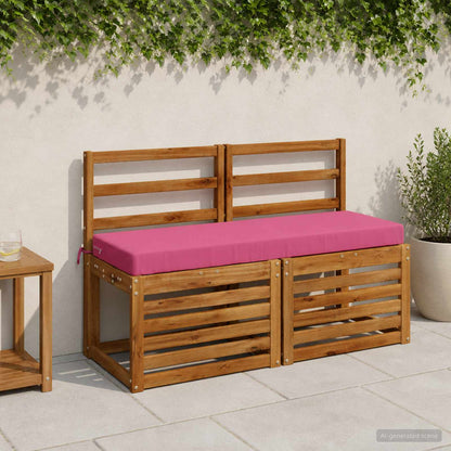 Bench Cushion SOEST 100% Polyester Pink 120 x 40 x 8 cm