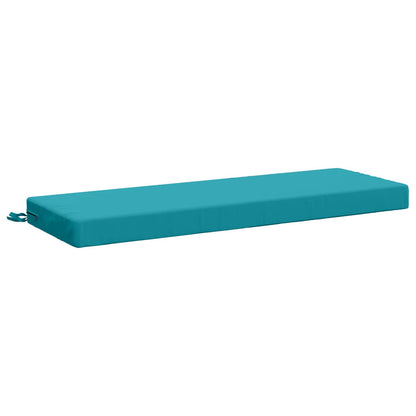 2-Piece Bench Cushions SOEST 2 pcs 100% Polyester Turquoise