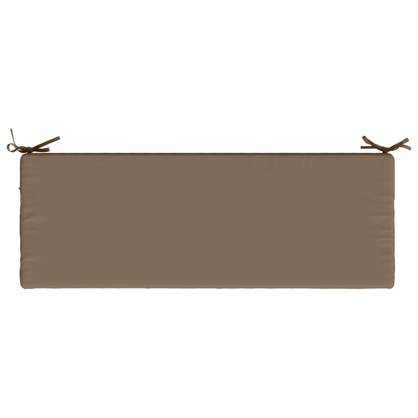 2-Piece Bench Cushions SOEST 2 pcs 100% Polyester Taupe