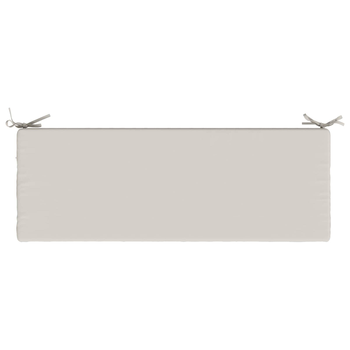 Bench Cushion SOEST 100% Polyester White 110 x 40 x 8 cm