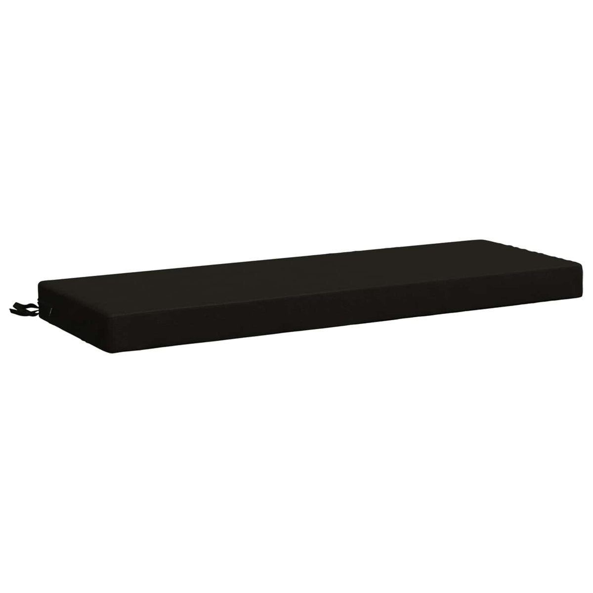 2-Piece Bench Cushions SOEST 2 pcs 100% Polyester Black