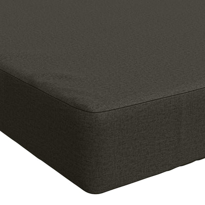 Bench Cushion SOEST 100% Polyester Anthracite 110 x 40 x 8 cm