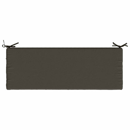 2-Piece Bench Cushions SOEST 2 pcs 100% Polyester Anthracite