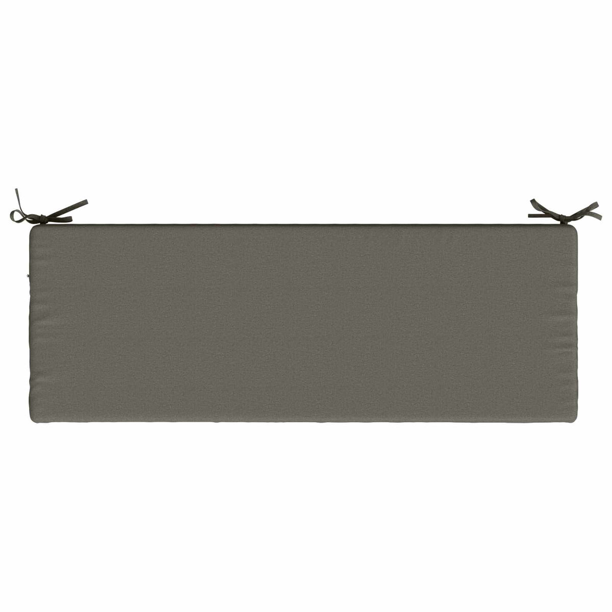Bench Cushion SOEST 100% Polyester Grey 110 x 40 x 8 cm