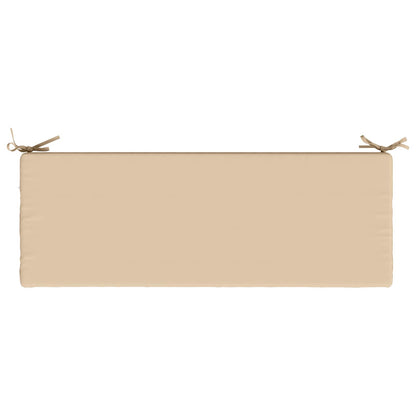 Bench Cushion SOEST 100% Polyester Cream 110 x 40 x 8 cm