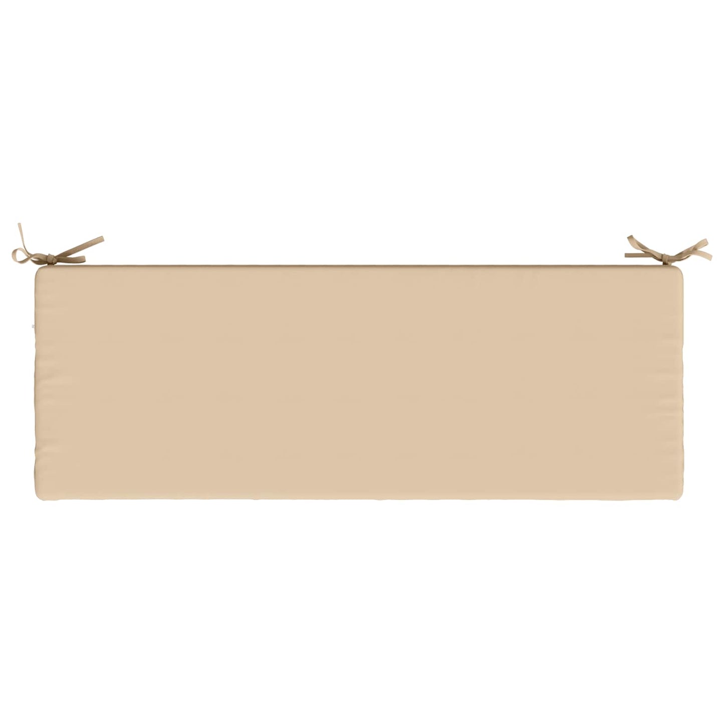 2-Piece Bench Cushions SOEST 2 pcs 100% Polyester Cream