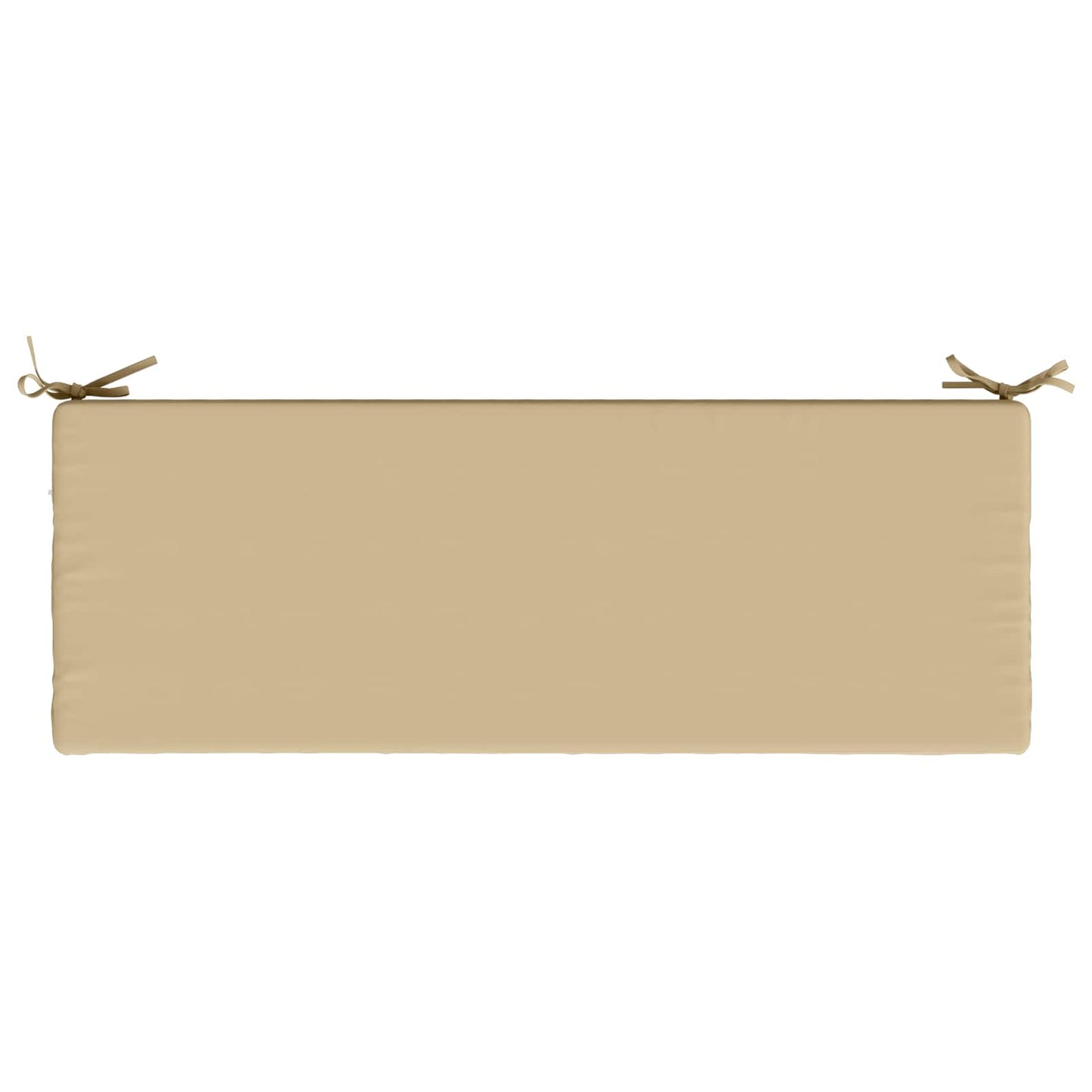 Bench Cushion SOEST 100% Polyester Beige 110 x 40 x 8 cm