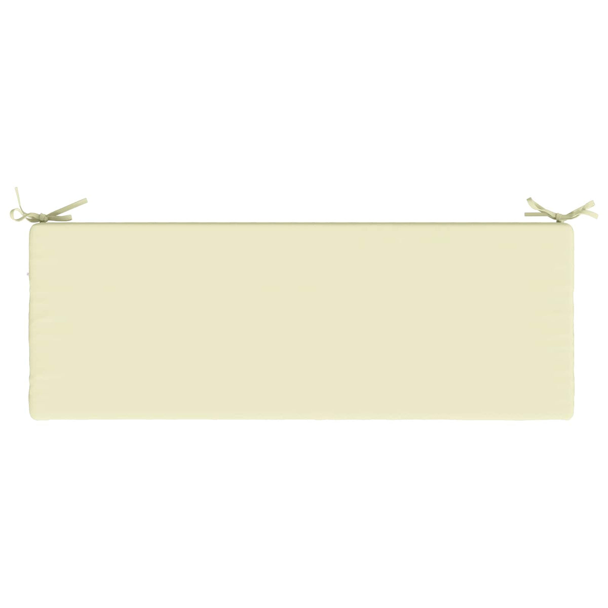 Bench Cushion SOEST 100% Polyester Cream 110 x 40 x 8 cm