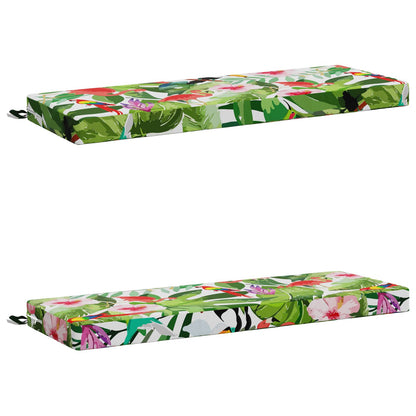 2-Piece Bench Cushions SOEST 2 pcs 100% Polyester Multicolour
