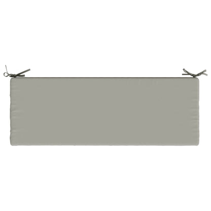 2-Piece Bench Cushions SOEST 2 pcs 100% Polyester Grey