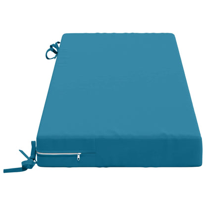 2-Piece Bench Cushions SOEST 2 pcs 100% Polyester Light Blue