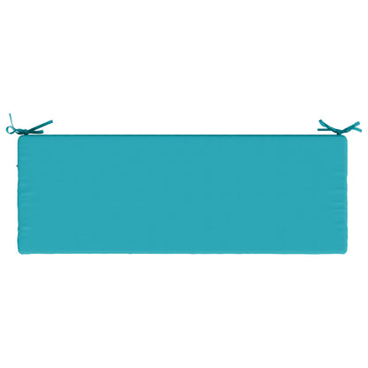 Bench Cushion SOEST 100% Polyester Turquoise 110 x 40 x 8 cm