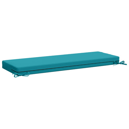 2-Piece Bench Cushions SOEST 2 pcs 100% Polyester Turquoise