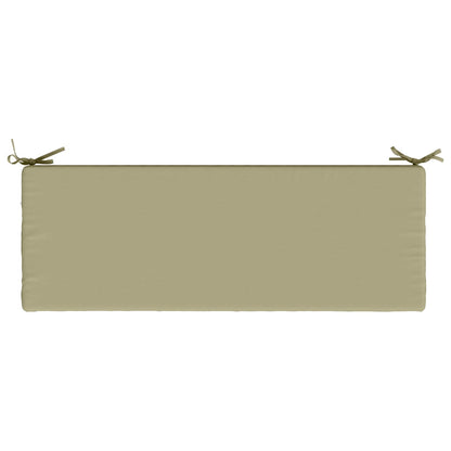 2-Piece Bench Cushions SOEST 2 pcs 100% Polyester Light Green