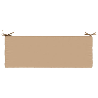 2-Piece Bench Cushions SOEST 2 pcs 100% Polyester Sand