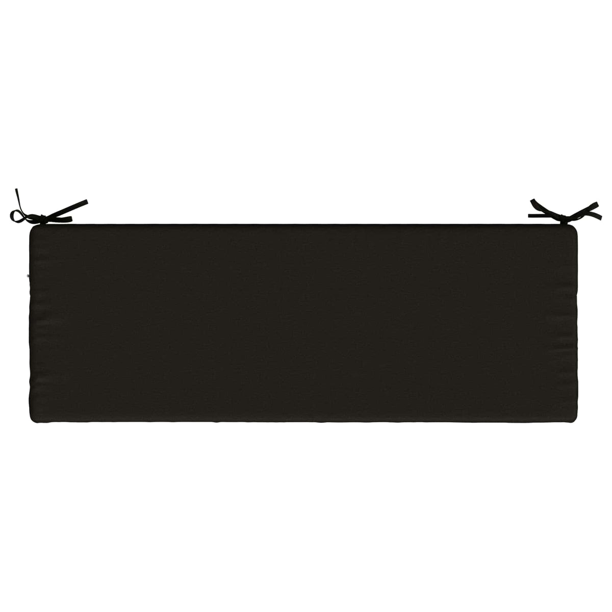 2-Piece Bench Cushions SOEST 2 pcs 100% Polyester Black