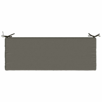 Bench Cushion SOEST 100% Polyester Grey 120 x 40 x 8 cm