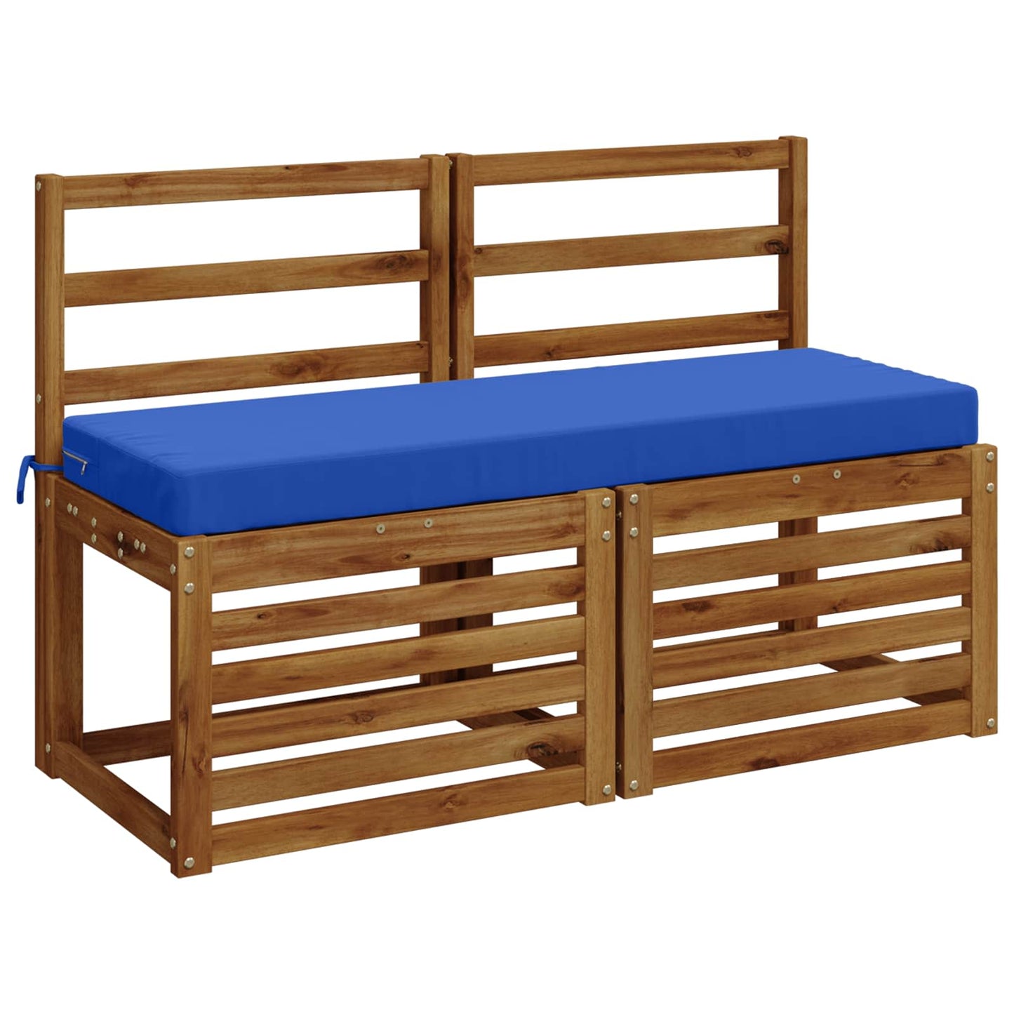 Bench Cushion SOEST 100% Polyester Royal Blue 120 x 40 x 8 cm