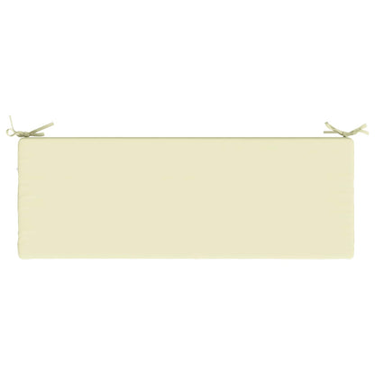 Bench Cushion SOEST 100% Polyester Cream 120 x 40 x 8 cm