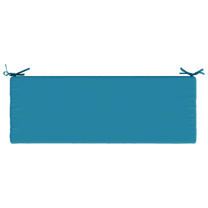 Bench Cushion SOEST 100% Polyester Light Blue 120 x 40 x 8 cm