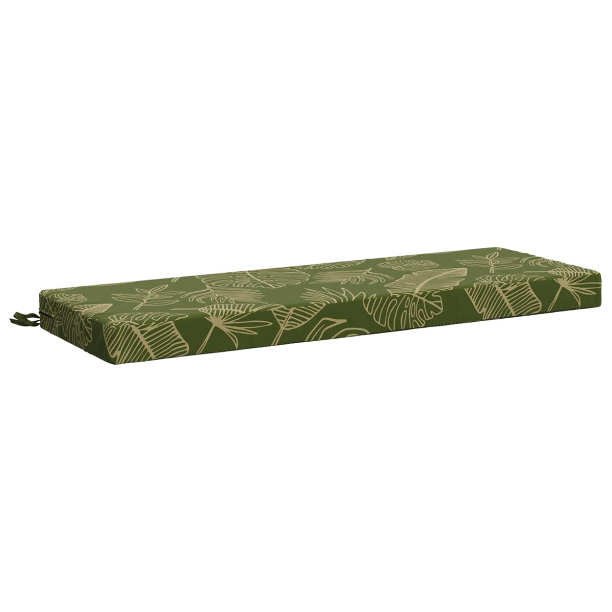2-Piece Bench Cushions SOEST 2 pcs 100% Polyester Leaf Design