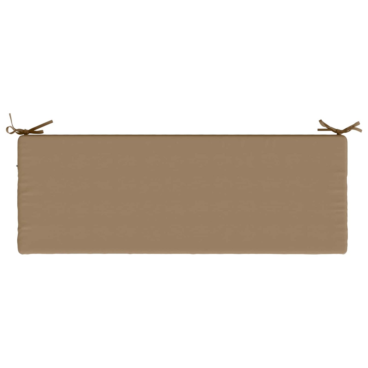 2-Piece Bench Cushions SOEST 2 pcs 100% Polyester Taupe