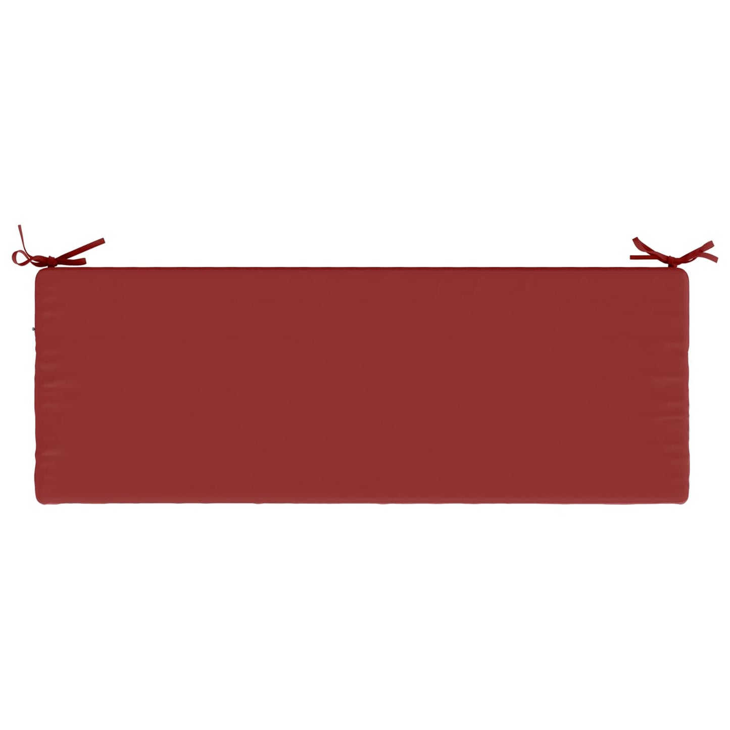 2-Piece Bench Cushions SOEST 2 pcs 100% Polyester Wine Red
