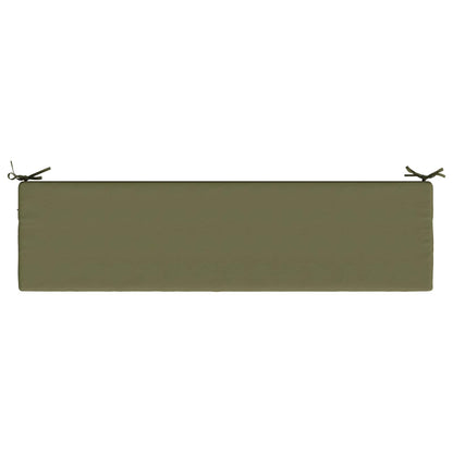 2-Piece Bench Cushions SOEST 2 pcs 100% Polyester Olive Green