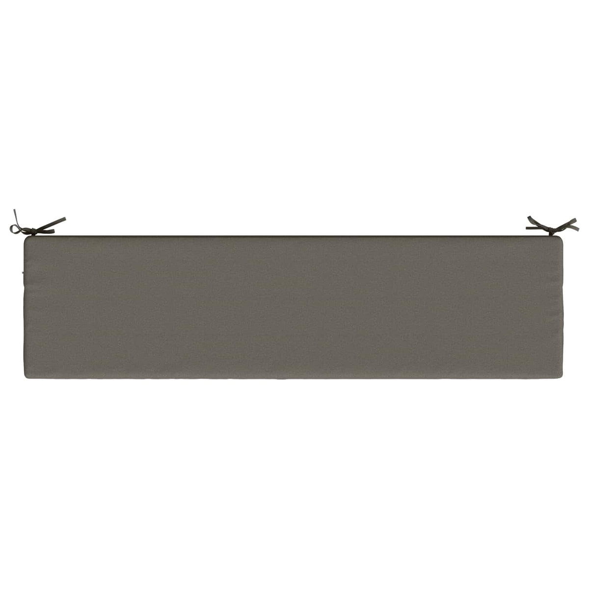 Bench Cushion SOEST 100% Polyester Grey 140 x 40 x 8 cm