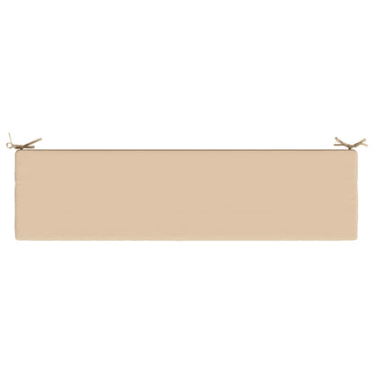 Bench Cushion SOEST 100% Polyester Cream 140 x 40 x 8 cm