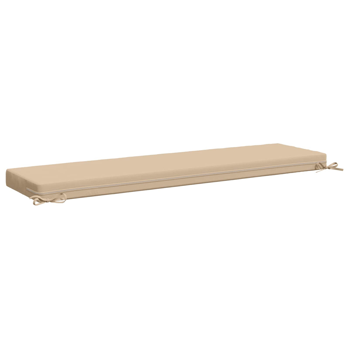 2-Piece Bench Cushions SOEST 2 pcs 100% Polyester Cream