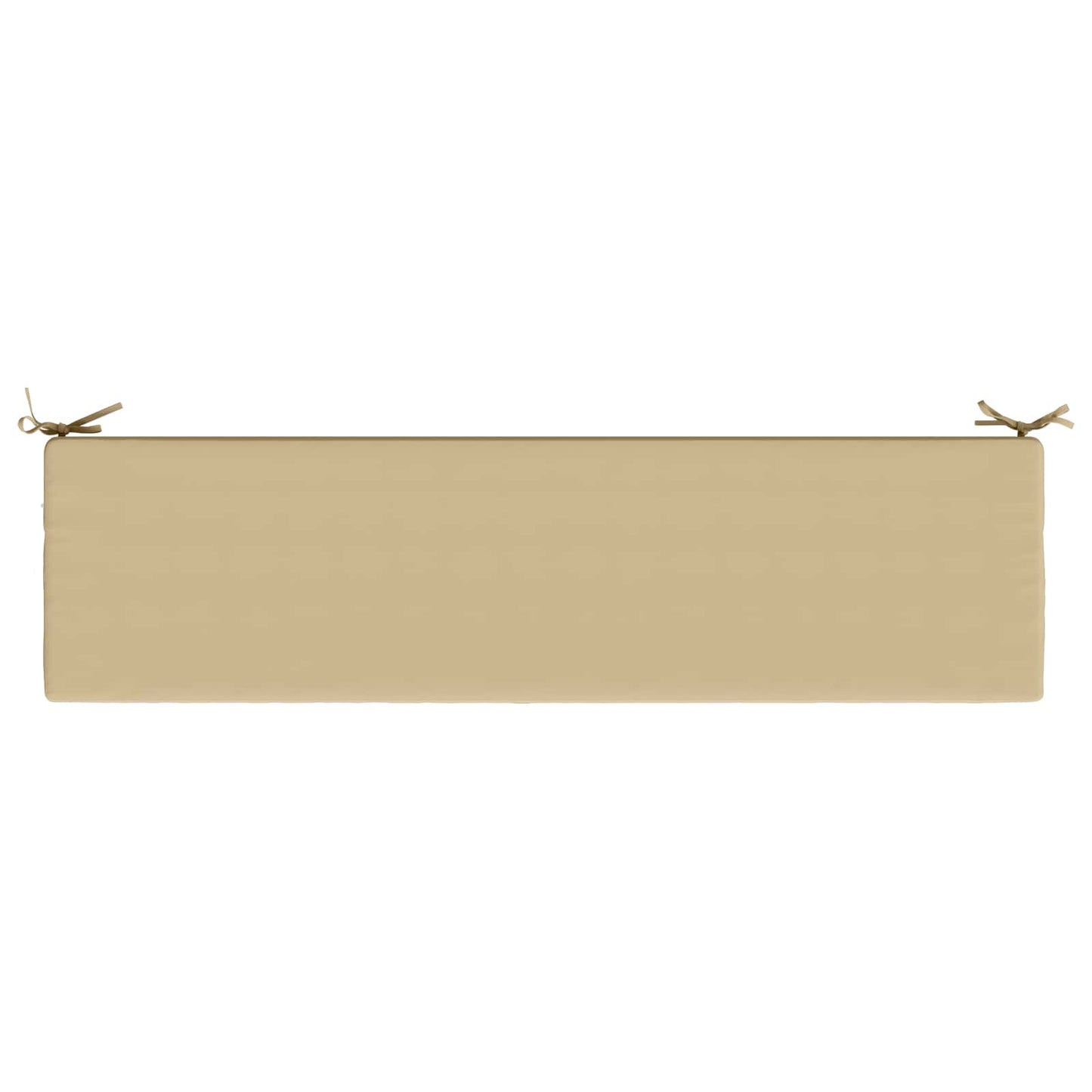 Bench Cushion SOEST 100% Polyester Beige 140 x 40 x 8 cm