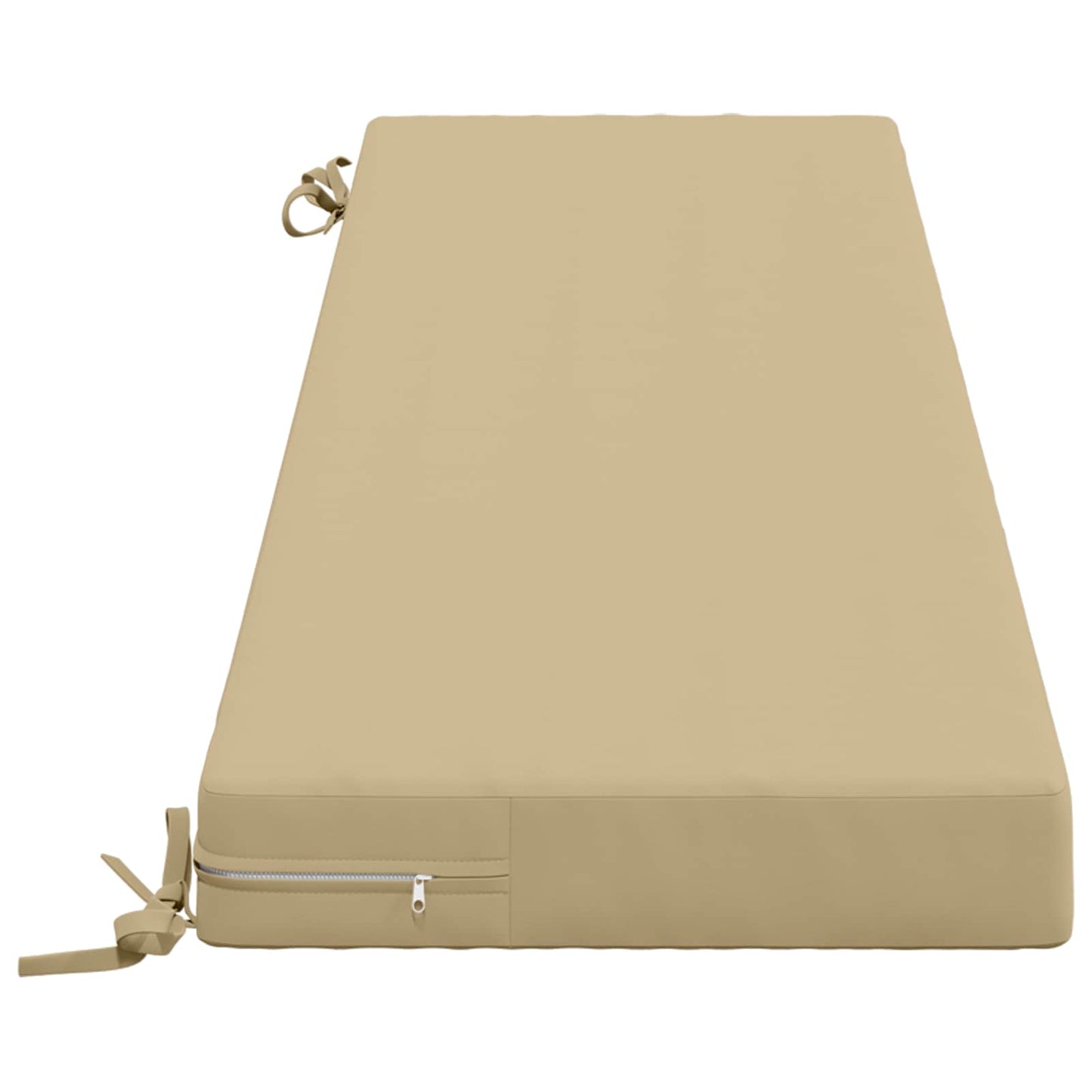 2-Piece Bench Cushions SOEST 2 pcs 100% Polyester Beige