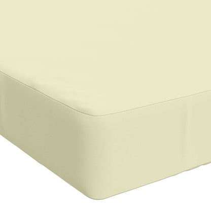 2-Piece Bench Cushions SOEST 2 pcs 100% Polyester Cream
