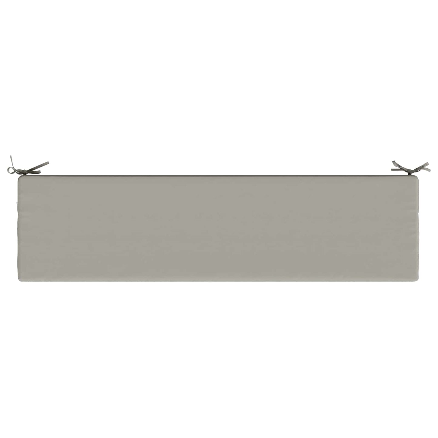 Bench Cushion SOEST 100% Polyester Grey 140 x 40 x 8 cm