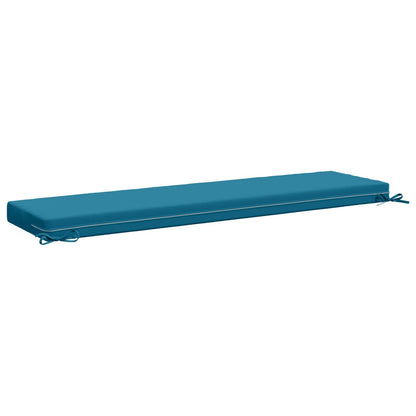 2-Piece Bench Cushions SOEST 2 pcs 100% Polyester Light Blue