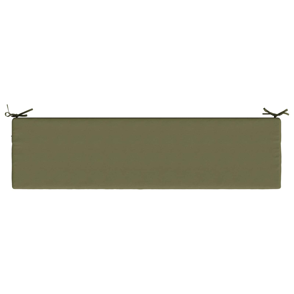 2-Piece Bench Cushions SOEST 2 pcs 100% Polyester Olive Green
